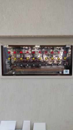 Painel de comando de bombas de piscina